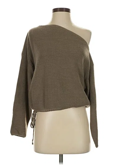 Pre-owned Astr Pullover Sweater In Brown