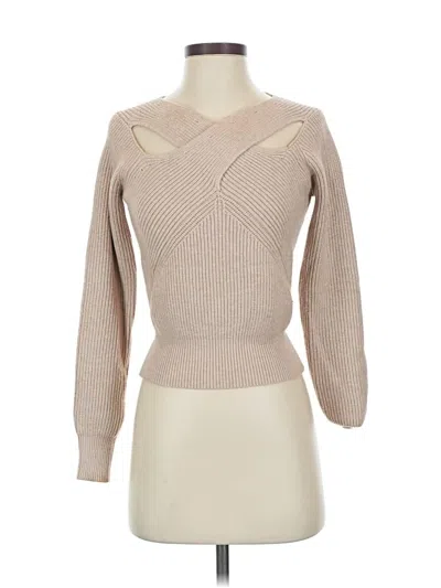 Pre-owned Astr Pullover Sweater In Brown