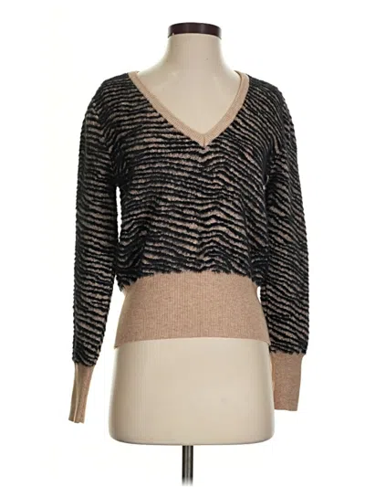 Pre-owned Astr Pullover Sweater In Brown
