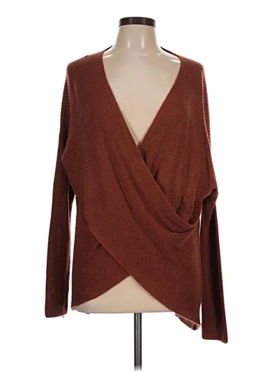 Pre-owned Astr Pullover Sweater In Brown