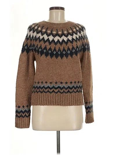 Pre-owned Astr Pullover Sweater In Brown