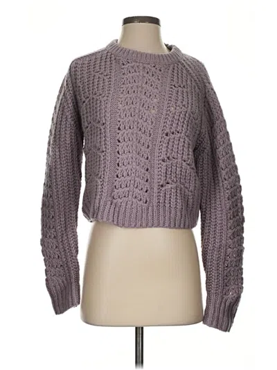 Pre-owned Astr Pullover Sweater In Gray