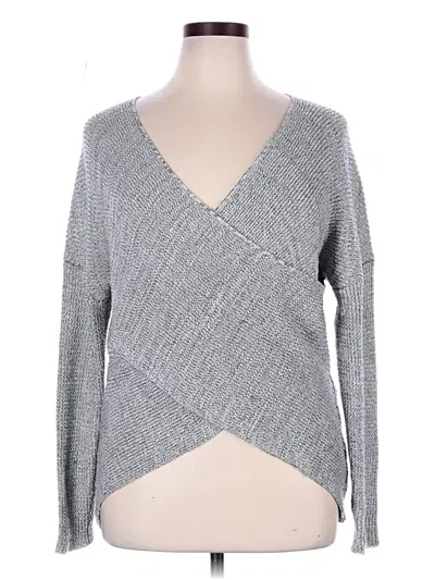Pre-owned Astr Pullover Sweater In Gray