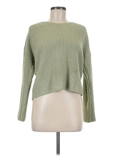 Pre-owned Astr Pullover Sweater In Green