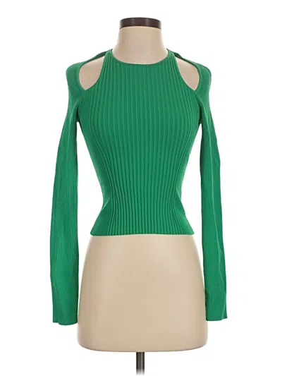 Pre-owned Astr Pullover Sweater In Green