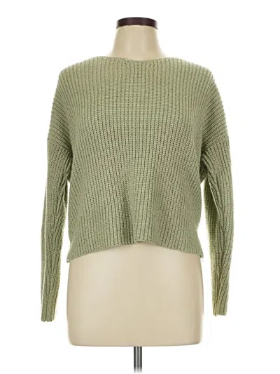 Pre-owned Astr Pullover Sweater In Green