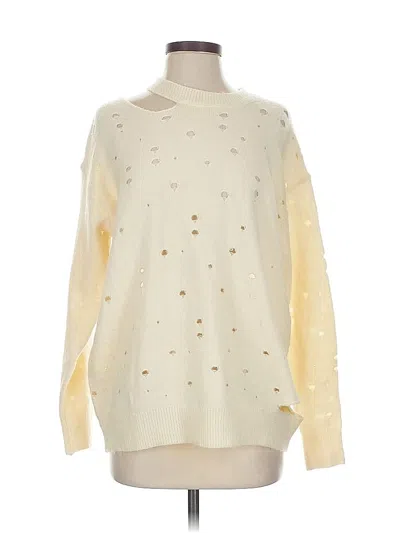 Pre-owned Astr Pullover Sweater In Ivory