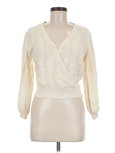 Pre-owned Astr Pullover Sweater In Ivory