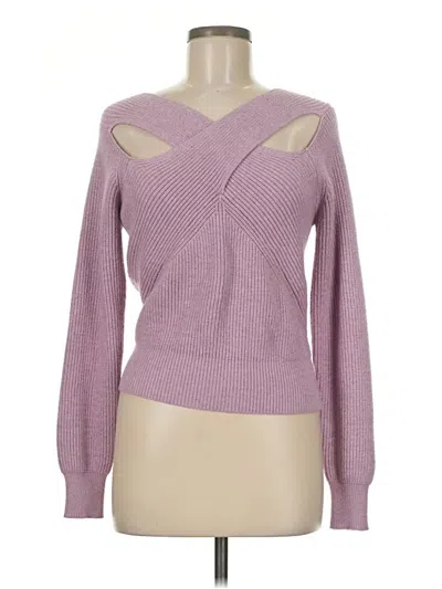 Pre-owned Astr Pullover Sweater In Purple