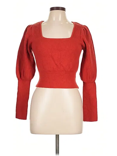 Pre-owned Astr Pullover Sweater In Red