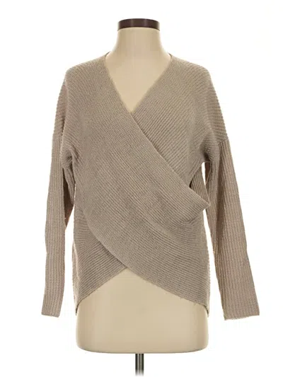 Pre-owned Astr Pullover Sweater In Tan