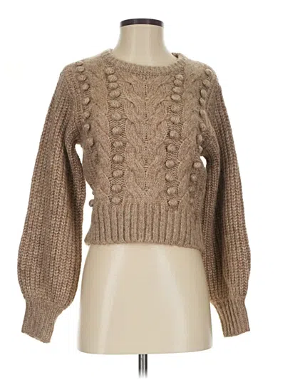 Pre-owned Astr Pullover Sweater In Tan