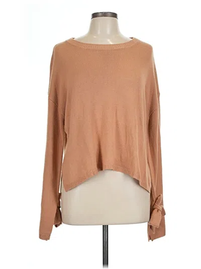 Pre-owned Astr Pullover Sweater In Tan