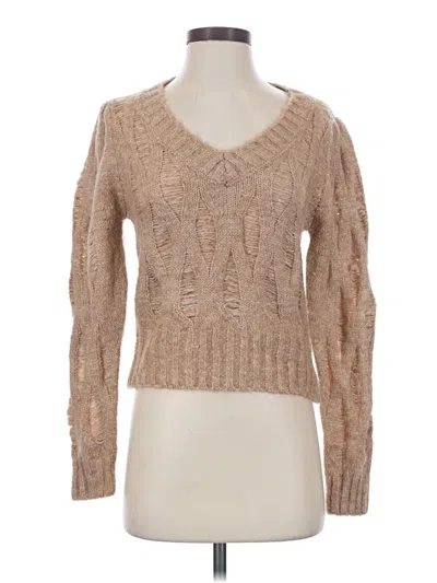 Pre-owned Astr Pullover Sweater In Tan