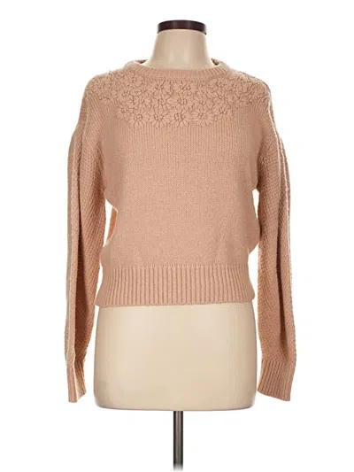 Pre-owned Astr Pullover Sweater In Tan
