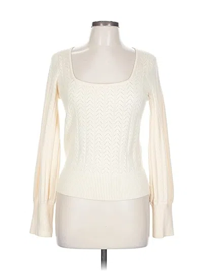 Pre-owned Astr Pullover Sweater In White