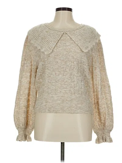 Pre-owned Astr Pullover Sweater In White