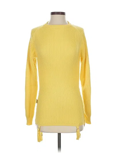 Pre-owned Astr Pullover Sweater In Yellow