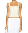 Astr Raeni Top In Lemon In Yellow