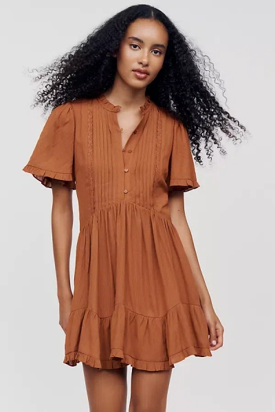 Astr Randi Mini Dress In Brown