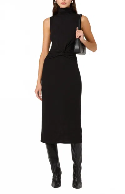 Astr Riana Midi Dress In Black