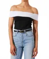Astr The Label Rochelle Off The Shoulder Sweater In Black