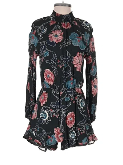 Pre-owned Astr Romper In Black