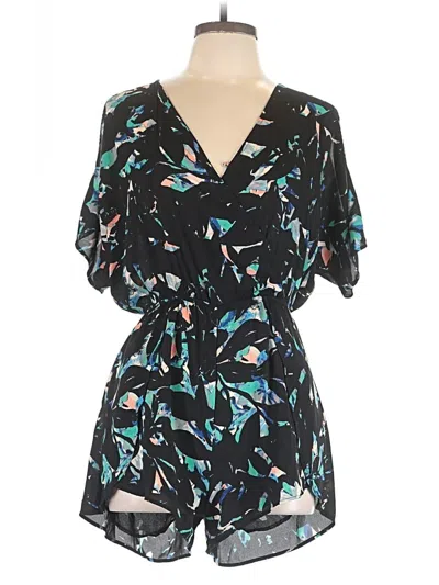 Pre-owned Astr Romper In Black