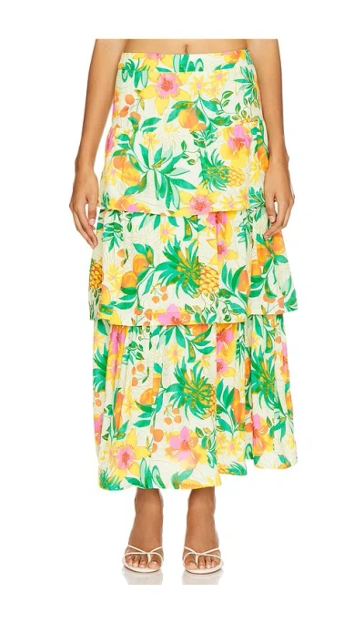 Astr Rooni Skirt In Green