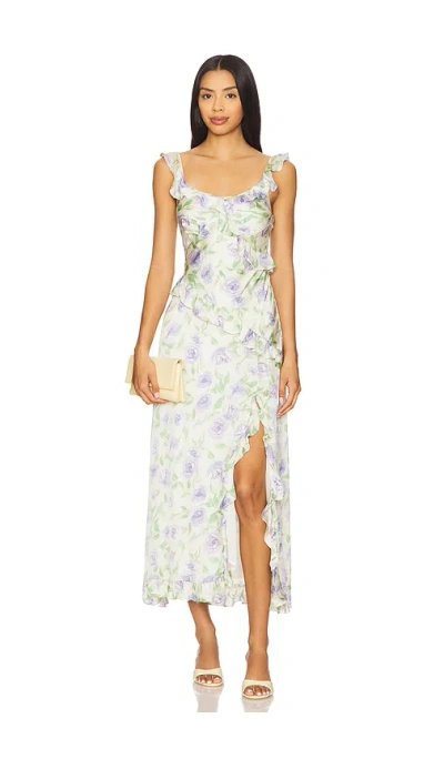 Astr Rosalina Dress In Purple