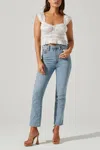 Astr Rosita Top In White In White