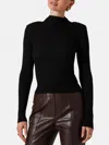 Astr Roslin Sweater In Black In Black
