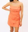 Astr Sabriya Mini Dress In Sherbert Orange In Orange