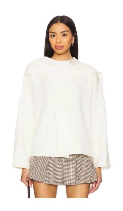 Astr Saffira Sweater In 奶油色