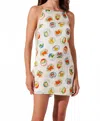 Astr Samira Tie Side Mini Dress In Fruit Cocktail In Multi