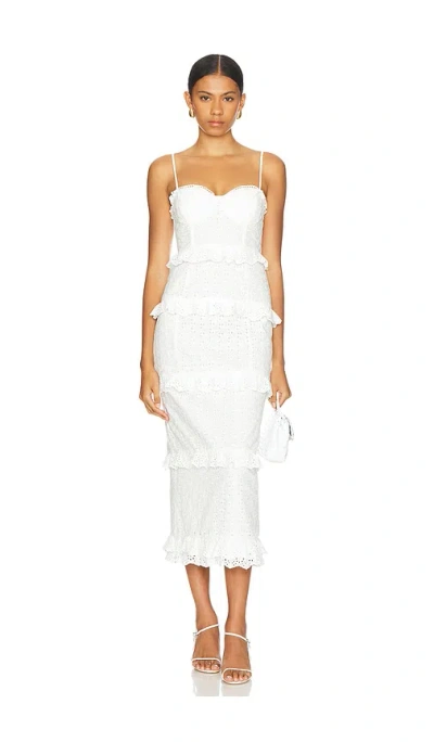 Astr Sandrima Dress In White