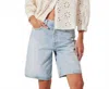 Astr Savanna Eyelet Button Up Top In Cream In Blue