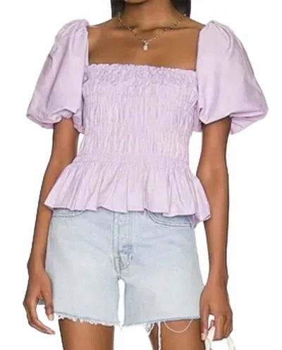 Astr Savina Top In Lavender In Purple