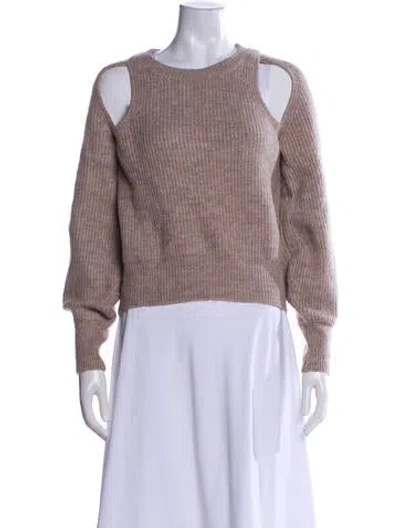 Pre-owned Astr Scoop Neck Sweater In Multi