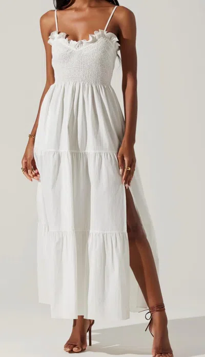 Astr Seraphine Dress In Off White