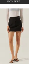 Astr Sevyn Skirt In Black