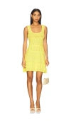 Astr The Label Shereena Knit Minidress In Yellow