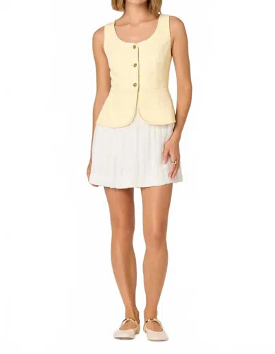 Astr Sheridan Mini Dress In Yellow