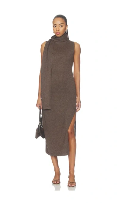 Astr Shyanne Dress In Brown