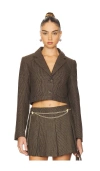 Astr Siarah Jacket In Brown