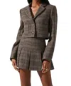 Astr The Label Siarah Wool-blend Jacket In Multi