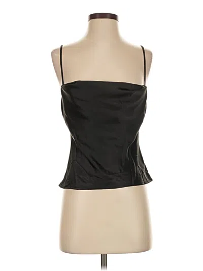 Pre-owned Astr Sleeveless Blouse In Black