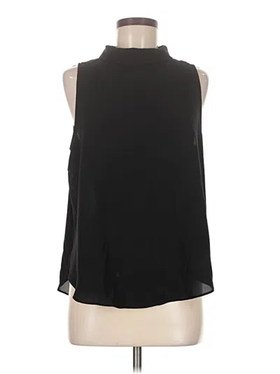 Pre-owned Astr Sleeveless Blouse In Black