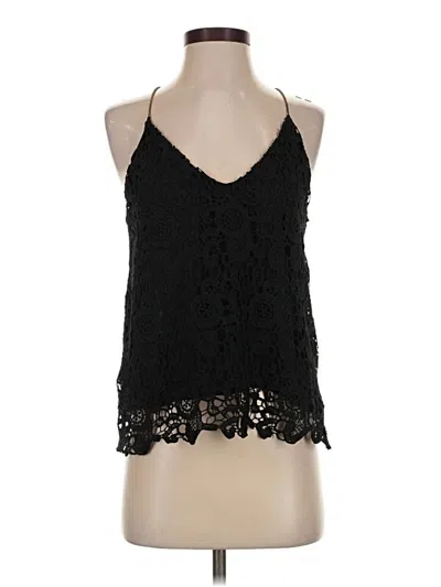 Pre-owned Astr Sleeveless Blouse In Black