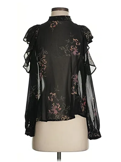 Pre-owned Astr Sleeveless Blouse In Black